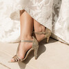 Sandale mariage dorée