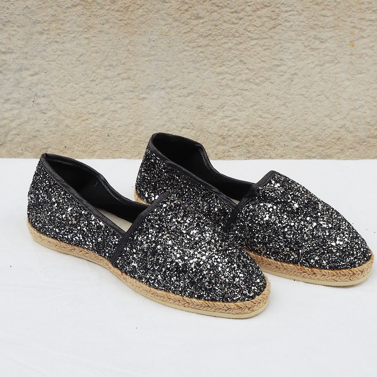 Espadrille femme en glitter chrome Dessine moi un soulier