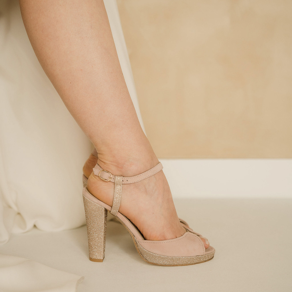 Chaussure de mariée élégante et confortable