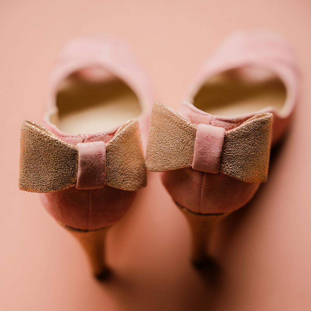 Chaussures personnalisées avec noeuds