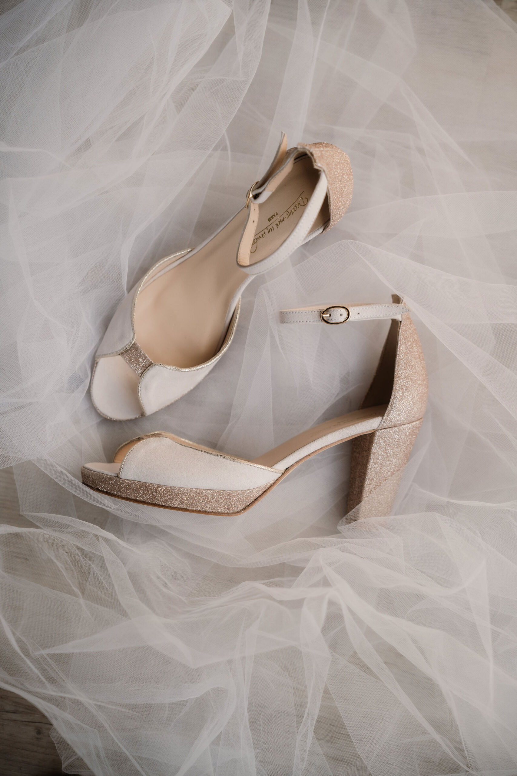 Sandale Charlotte mariage blanche