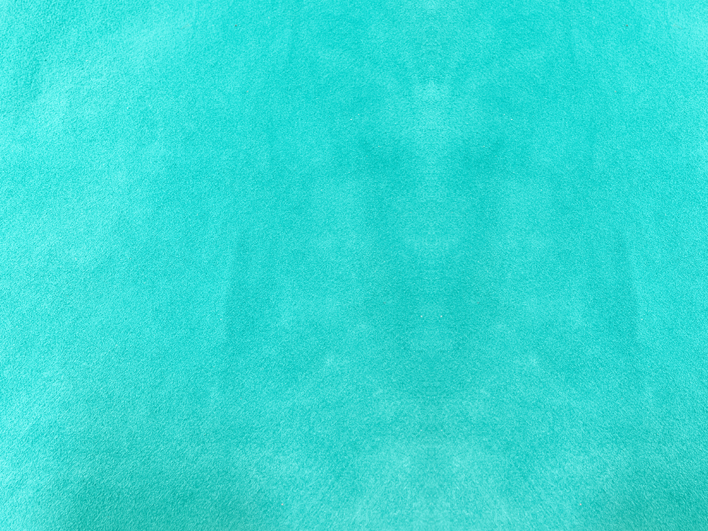 Velours turquoise clair