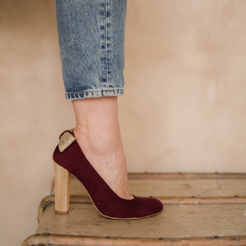 Escarpin à bout rond personnalisé