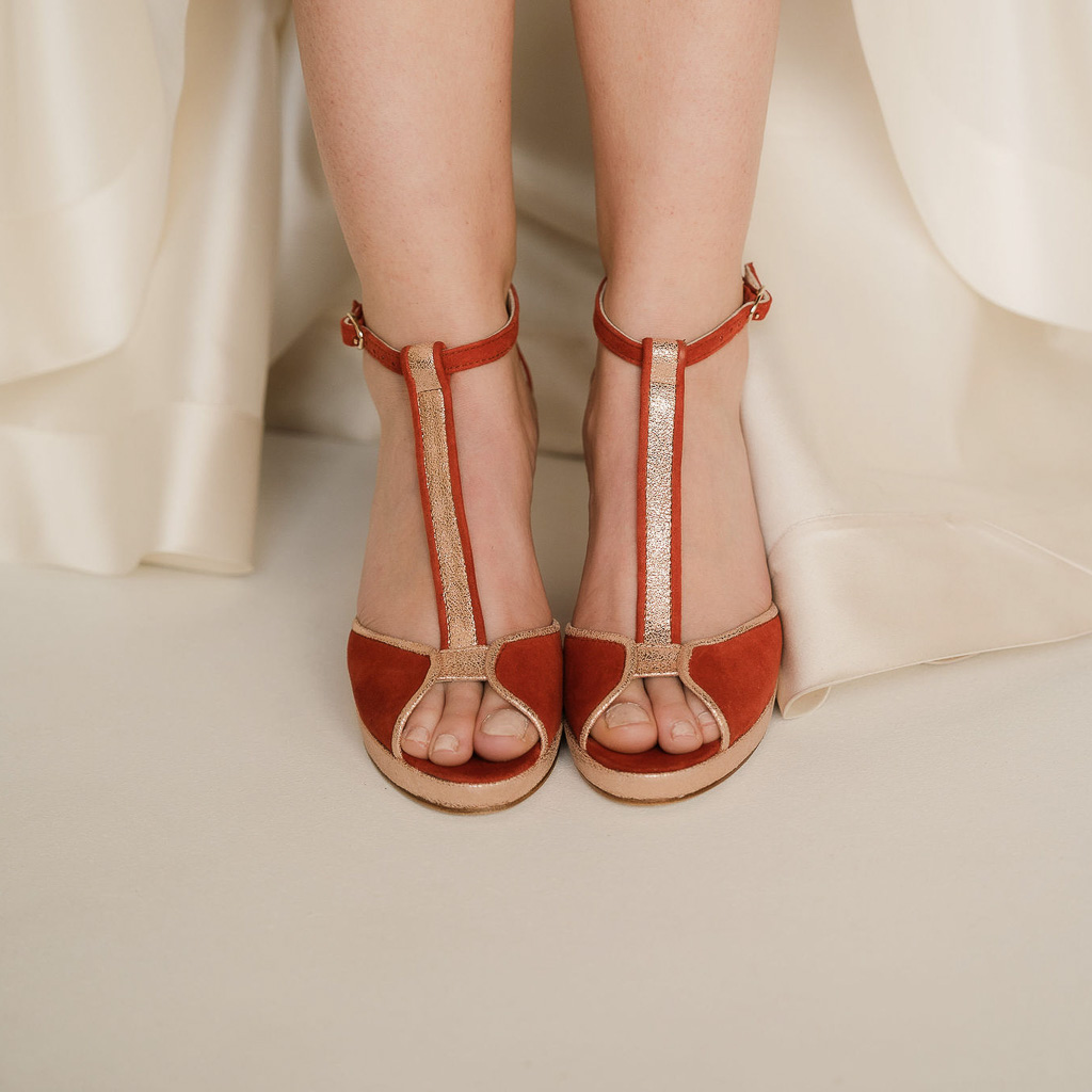 Sandale Charlotte avec bride milieu