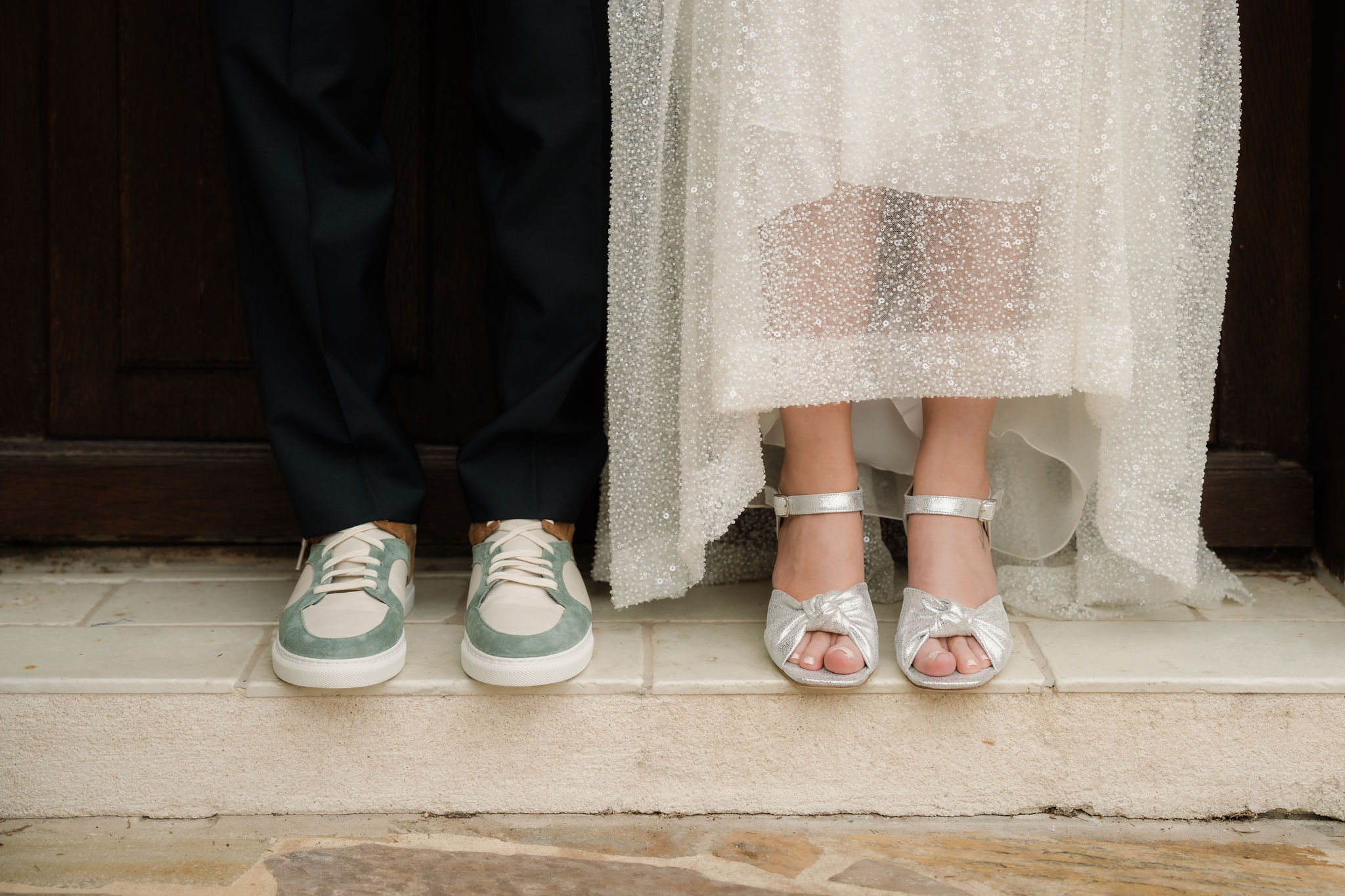 Chaussures de mariée pour robe princesse