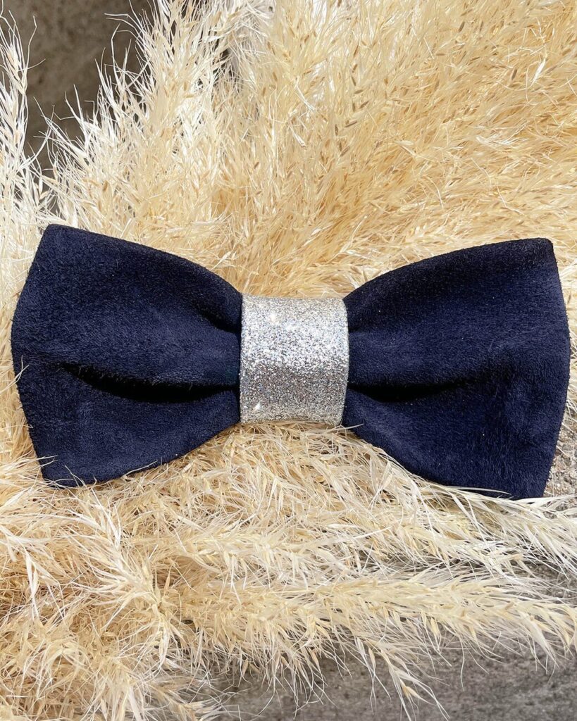 Noeud papillon en cuir