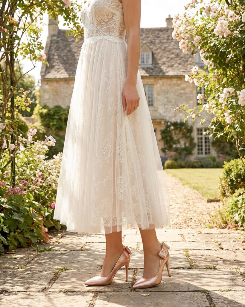 Escarpin pointu rose gold