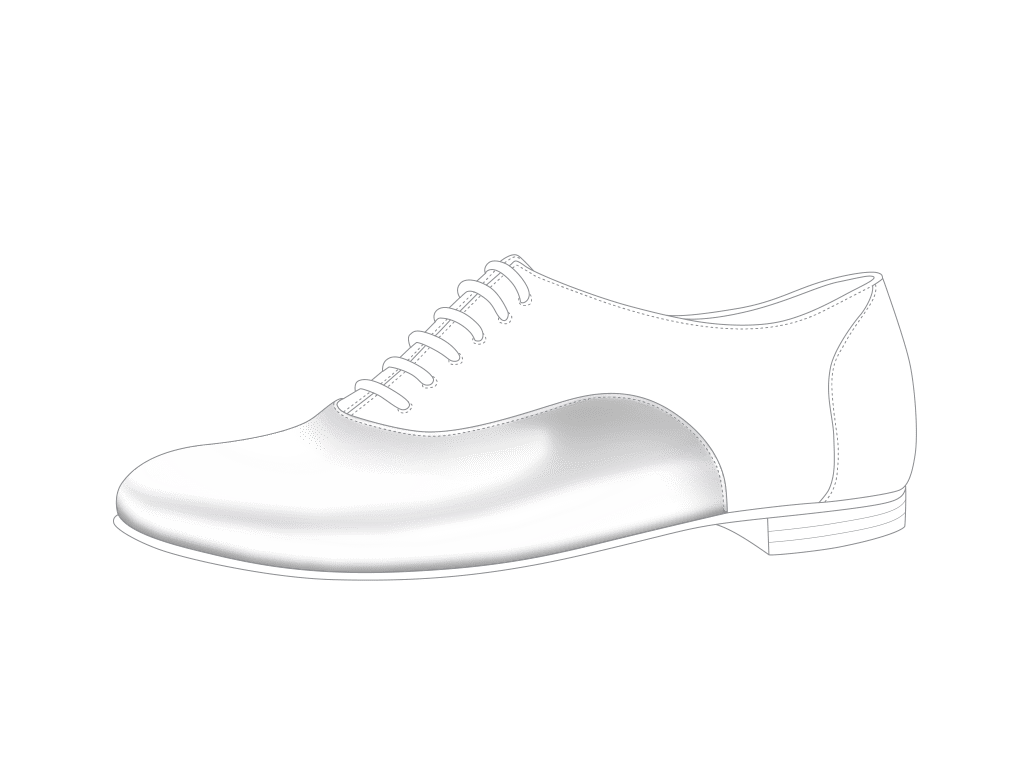 Dress Shoes Drawing Easy Tap Shoes -Drawn In Black Poster For Sale By