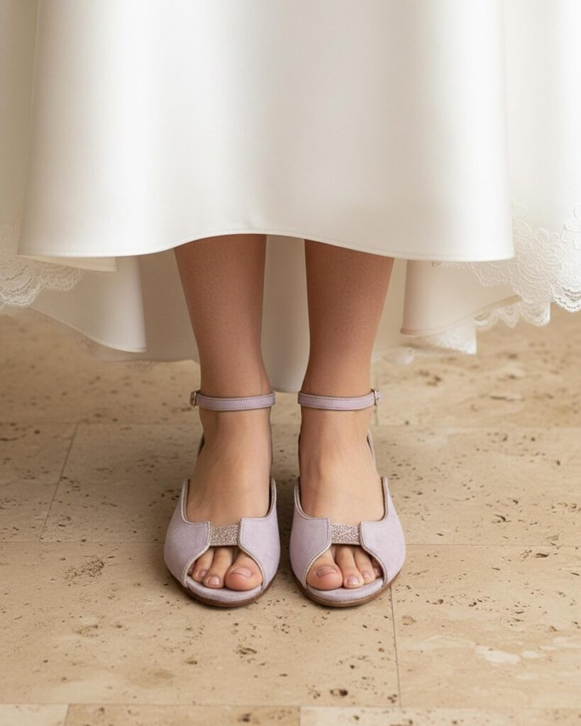 Sandale Charlotte rose poudré