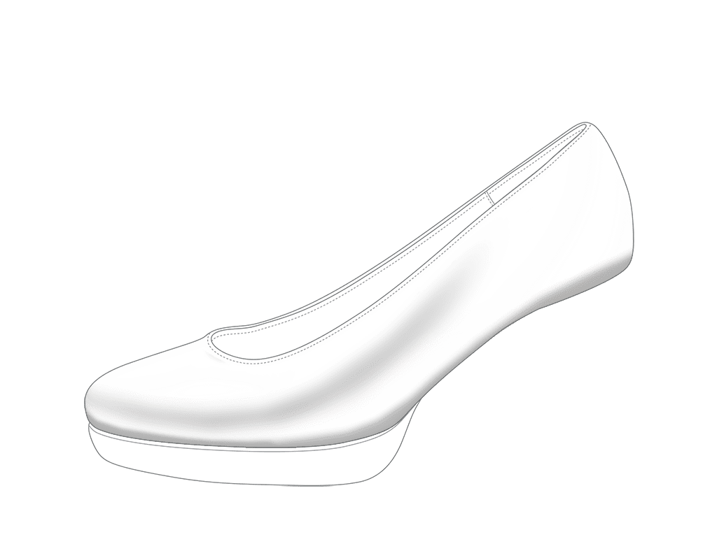 Escarpins Double Plateforme à Bride Cheville Talon Haut Blanc - Taille 42.5, Neuf